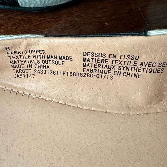 NWOT Mossimo black and white stripe ballet flats size 8 - Picture 6 of 8